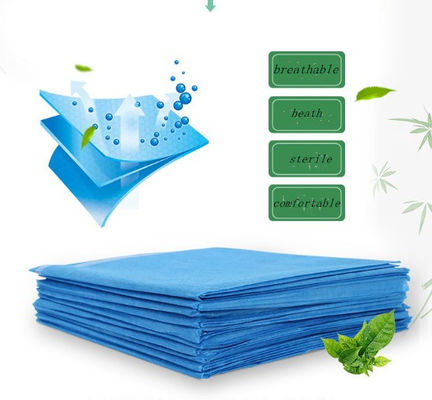 100% PP Non-Woven Sheet Customized Size TNT Bed Sheet Fabric Bed Sheets