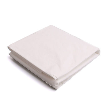 Non Woven Disposable PP SMS Bed Cover And Bed Sheet White Fabric Hotel Massage