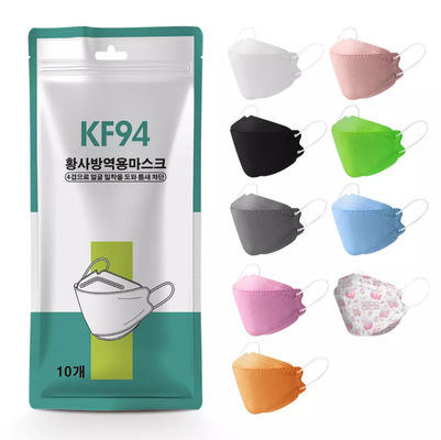Kn94 Disposable Non Woven Custom Printed Mask 4ply