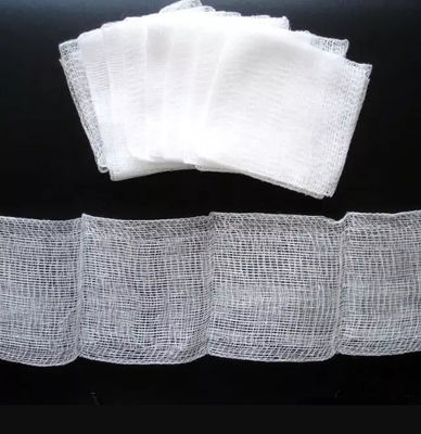 100% Cotton Raw Material Woven Gauze Pad Swabs Sterilized