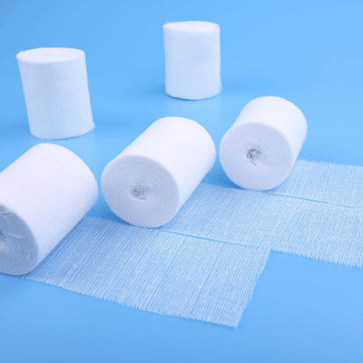 Breathable 13th Mesh 5cm X 5m Medical Gauze Bandage Roll White Non Sterile