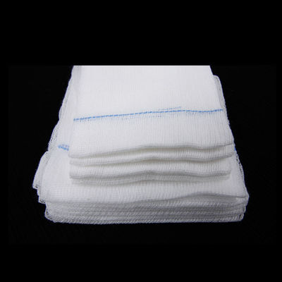 Consumable Sterile Medical Gauze Swab Sponge Dressing White Folded Edge