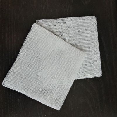 White Surgical 100% Cotton Gauze Swab 5Pkt 7.5 X 7.5cm 12ply 30*20 Mesh
