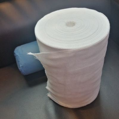 High Elasticity 4-ply Medical Gauze Rolls with Individual Packaging
