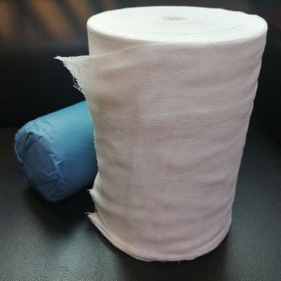 High Elasticity 4-ply Medical Gauze Rolls with Individual Packaging