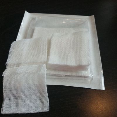 High-quality Cotton Medical Gauze Swab 8cmx8cm for Wound Care and First Aid
