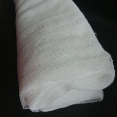 High Breathability White Absorbent Gauze - Soft and Comfortable Medical Textile