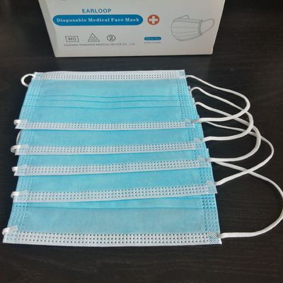 Disposable Non-woven Fabric Earloop Face Mask for Personal Care, Unisex Use