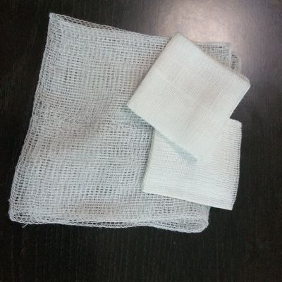 Softness White Cotton gauze pieces EO Sterilized 8/12/16 Ply Light Weight