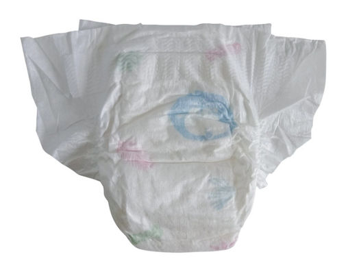 Disposable Baby Diapers , Breathable Newborn Nappies With Elastic Waist