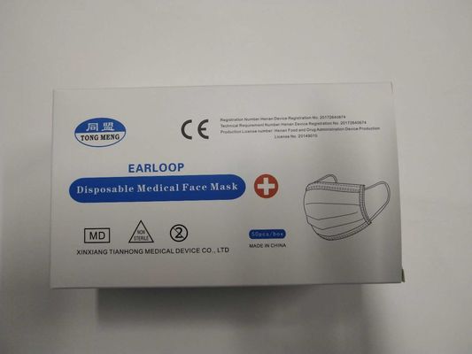 Non Sterile Type IIR EN14683 Disposable Medical Mask