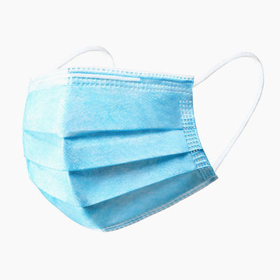 3 Ply PP Non Woven Filter Fabric Earloop Medical Face Mask
