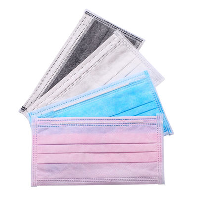 Disposable MultiColor Breathable 3 Layer Face Mask With CE
