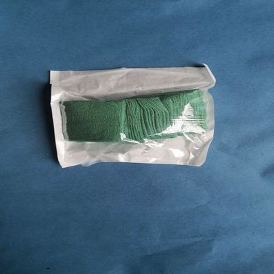 Green Disposable 7.5*7.5 OEM Medical Gauze Swab Wound Care