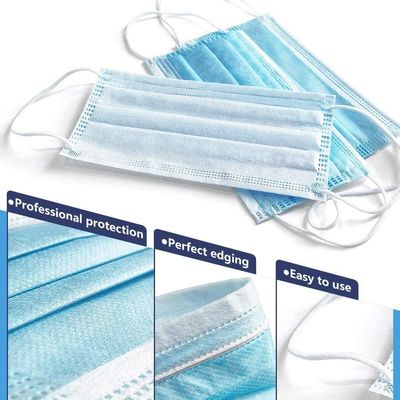 3 Ply Dental Surgical 95% Medical Face Mask Nonwoven Disposable