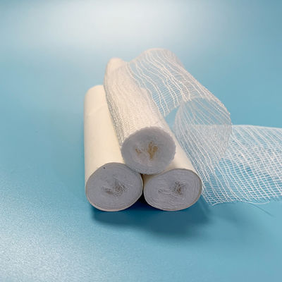 Cotton Fabric Absorbent Bleached Medical Gauze Rolls Hospital Use Jumbo