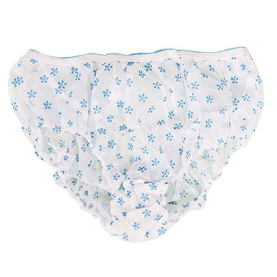 Travel Printed Nonwoven Women'S Disposable Briefs Breathable FDA