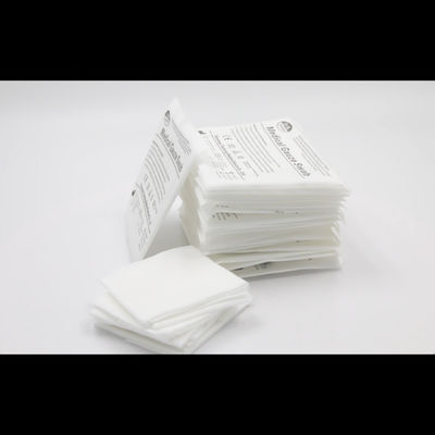White Soft Swab 10x10cm Natural Cotton Medical Absorbent Sterile