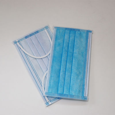 Blue 3 Ply Dust Proof Medical Face Mask Disposable