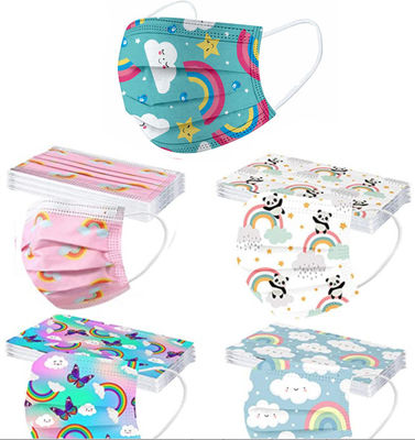 Custom Logo Children's Face Mask Multi-Color Soft And Breathable Facemask