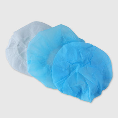 Disposable Non Woven Bouffant Round Cap For Lab And Surgical Spa Shower Cap