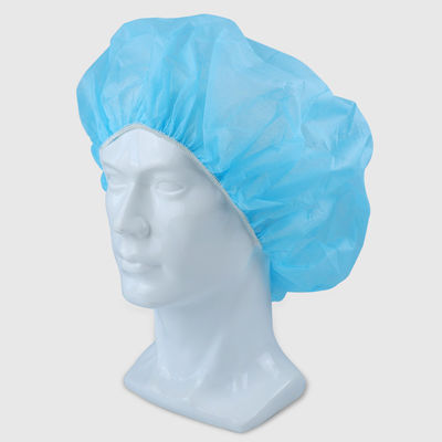 Disposable Non Woven Bouffant Round Cap For Lab And Surgical Spa Shower Cap