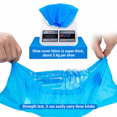 Disposable Waterproof Medical Shoe Covers Plastic Poly Ethylene Shoe Cover