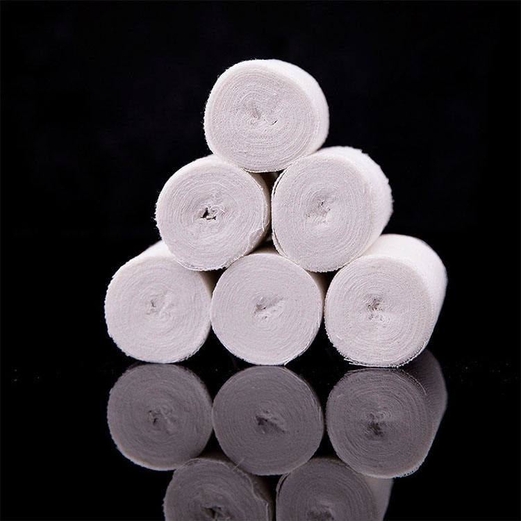 100% Cotton Yarn Gauze Bandage Roll Medical Bandage Dressing Comfortable