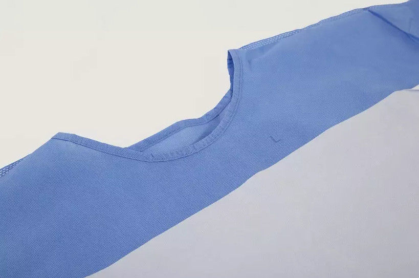 Cost-effective AAMI Level 2 Standard Waterproof Blue Surgical Gown