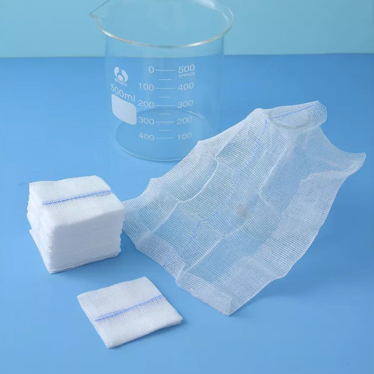 Cutting Wound X-RAY Thread Medical Gauze Swabs Medical Consumables