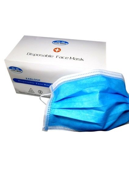 Protective 3 Layer Nonwoven Disposable Earloop Face Mask