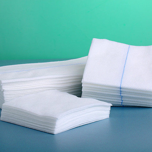 Non Sterile Woven Low Lint Gauze Surgical Pad 35-50gsm
