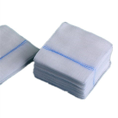 10x10cm Medical Supplies Gauze Pads X Ray Detectable
